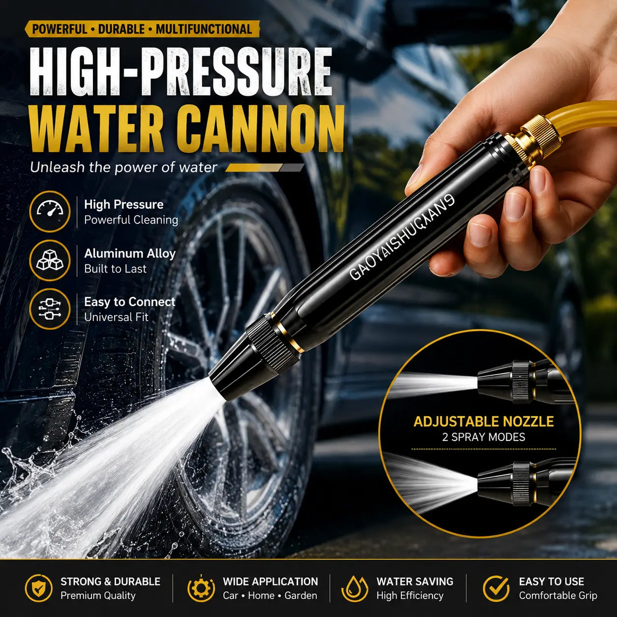 Home High-pressure Car Wash Water Gun
