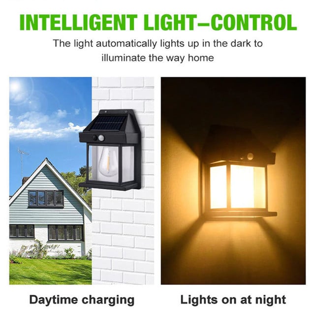 2026 New Outdoor Solar Wall Lamp