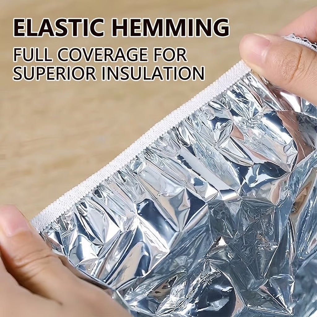 Reusable Aluminum Foil Thermal Food Cover — Heat-Retaining, Washable & Freshness-Preserving Kitchen Essential