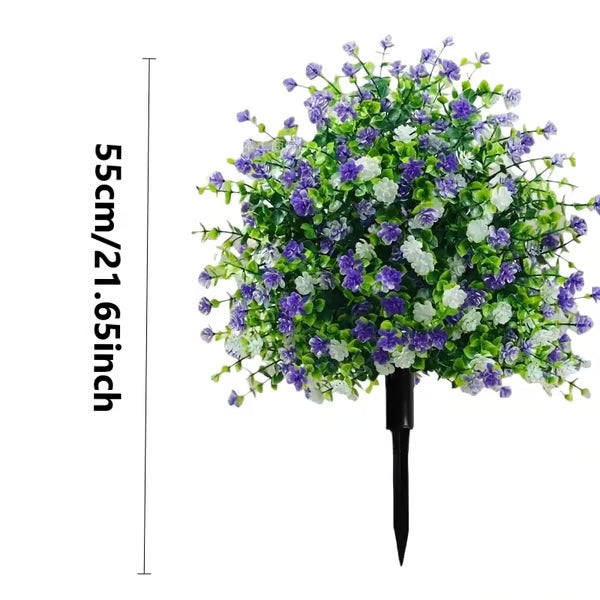 Artificial Potted Trees With Ground Stakes🌼