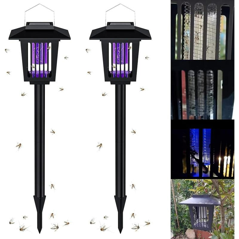 Solar Mosquito Zapper | 2-in-1 Bug Killer & Yard Light 🦟