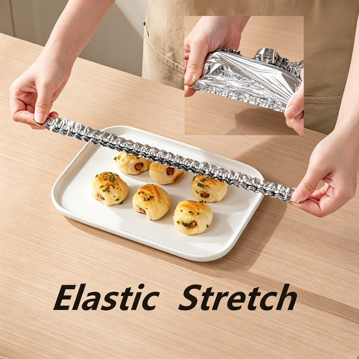 Reusable Aluminum Foil Thermal Food Cover — Heat-Retaining, Washable & Freshness-Preserving Kitchen Essential
