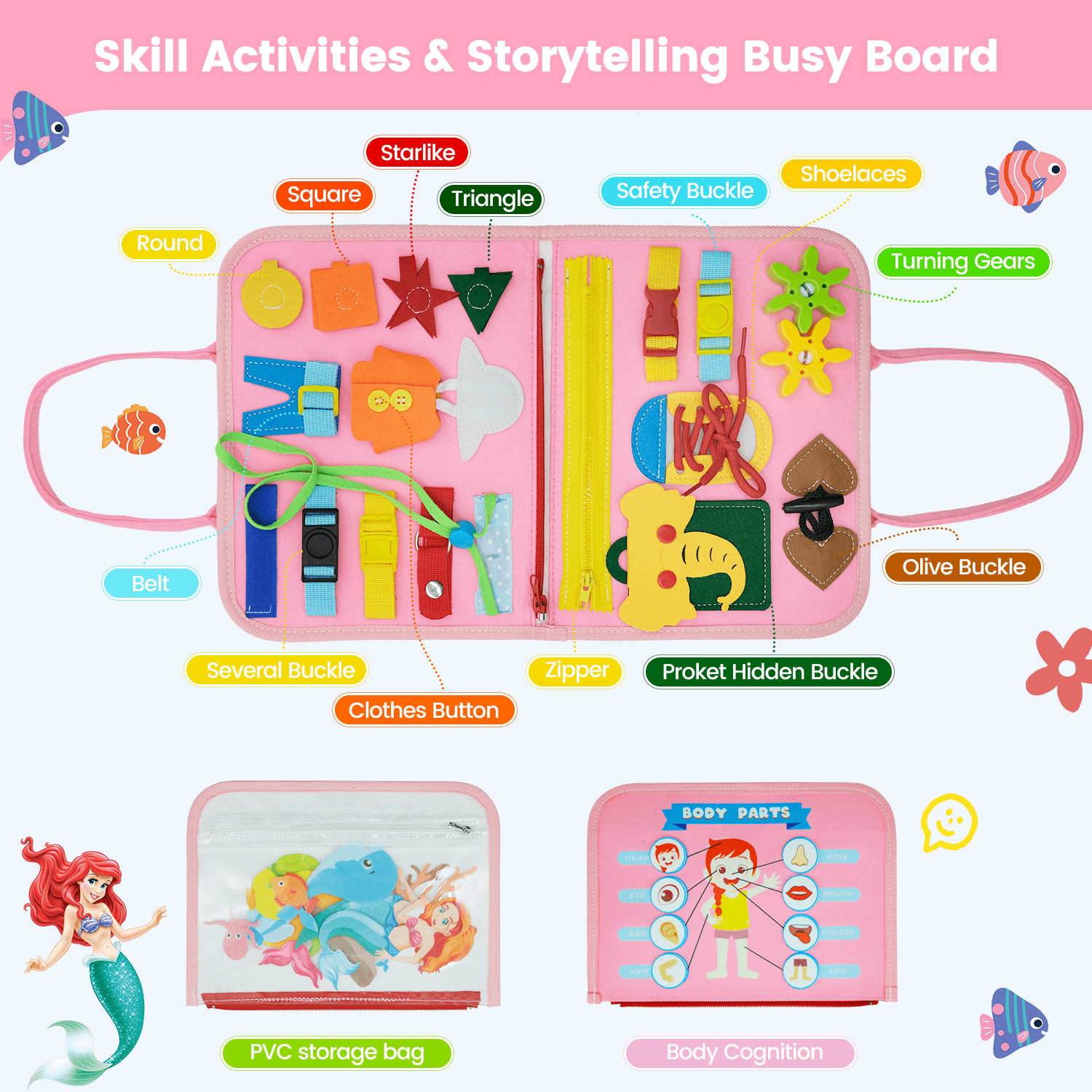 Busy Board Montessori Toys