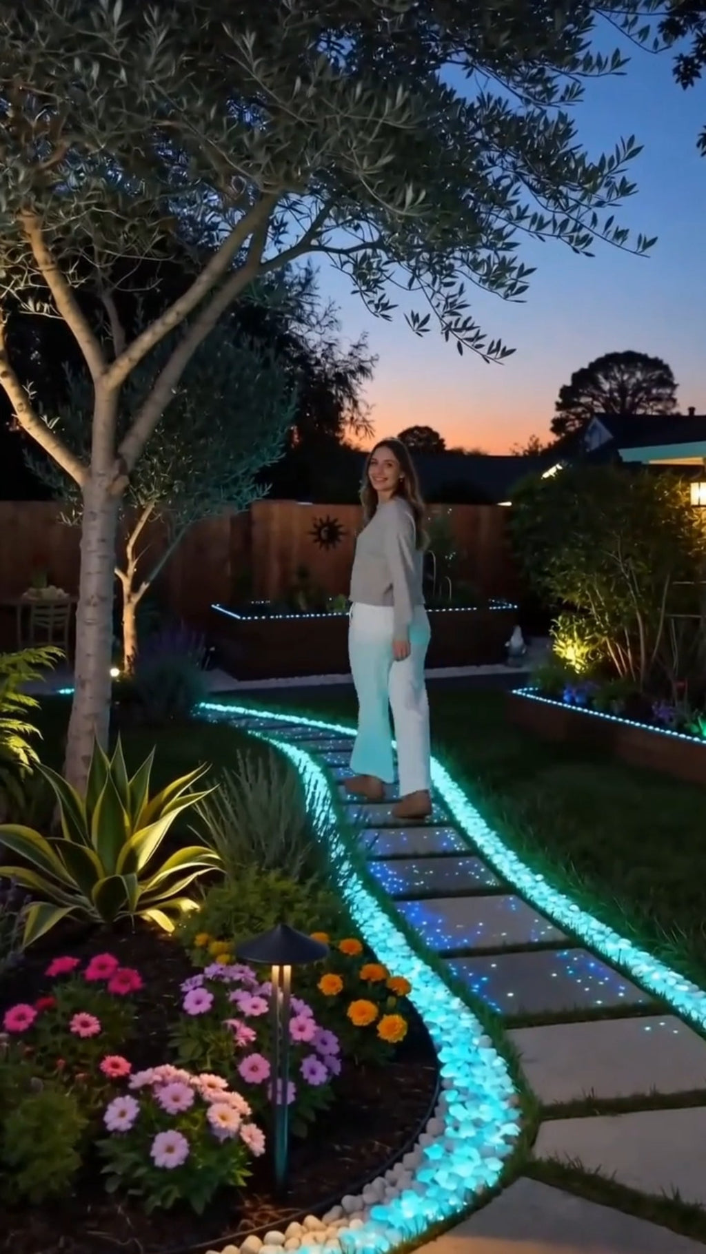 💥🌈Colorful Glow-in-the-Dark Garden Stones