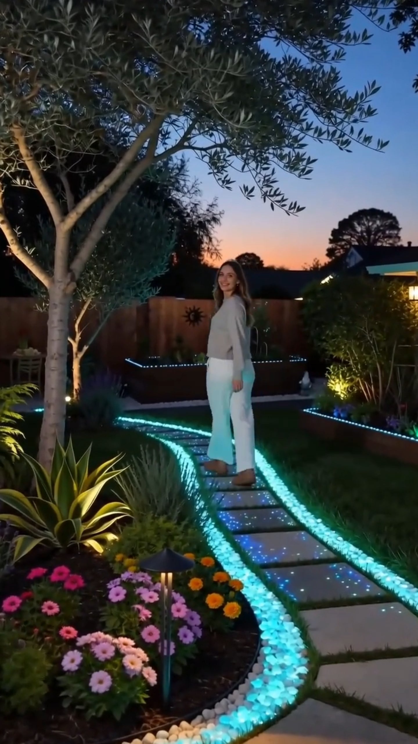💥🌈Colorful Glow-in-the-Dark Garden Stones