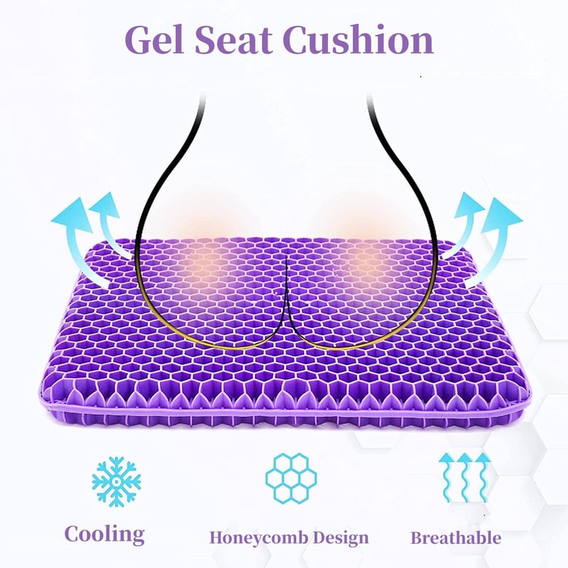 Ergonomic Silicone Seat Cushion – Relief You Can Feel