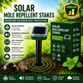Solar Powered Waterproof Screw Mole Repellent